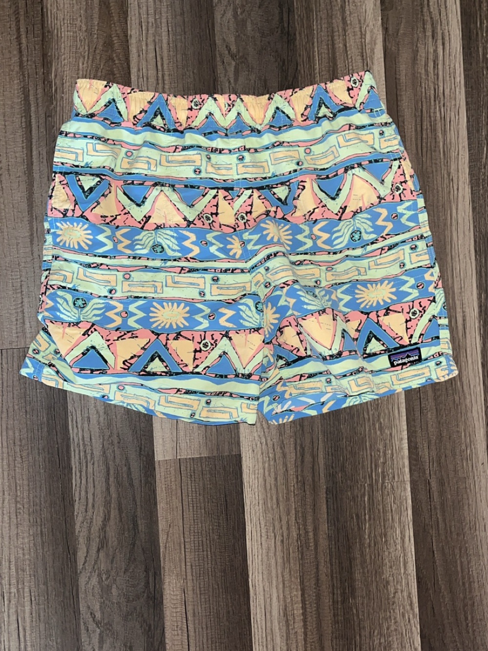 Youth 16-18 boys XXL swim trunks Patagonia Men's Baggies Shorts multicolor - Picture 2 of 6